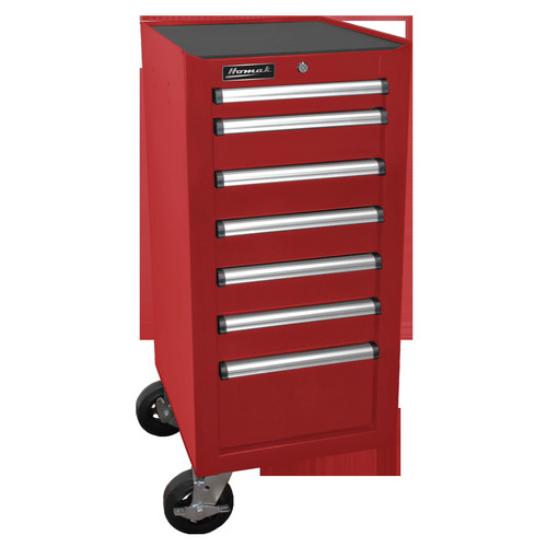 Tool Storage Accessories | Homak RD08018070 18 in. H2Pro Series 7 Drawer Side Cabinet (Red) image number 0