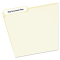  | Avery 05230 Removable 0.66 in. x 3.44 in. File Folder Labels Sure Feed Technology - White (7/Sheet, 36 Sheets/Pack) image number 1