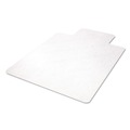 Deflecto CM21232 Economat Anytime Use Chair Mat For Hard Floor, 45 X 53 W/lip, Clear image number 2