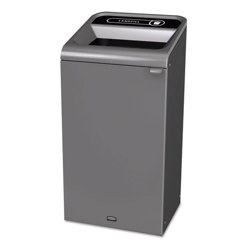 Trash & Waste Bins | Rubbermaid Commercial 1961621 23-Gallon Landfill Configure Indoor Recycling Waste Receptacle - Gray image number 0