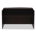 Office & Office Supplies | Alera ALEVA327236ES Valencia Series 71 in. x 35.5 in. x 29.5 in. - 42.5 in. Reception Desk with Transaction Counter - Espresso image number 2