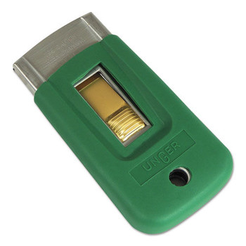 Unger ErgoTec Safety Scraper with Rubber Cover, Accepts 1-1/2 in. Blade