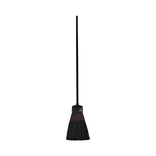 Brooms | Boardwalk BWK916P 54 in. Wood Handle Maid Broom with Plastic Bristles (1 Dozen) image number 0