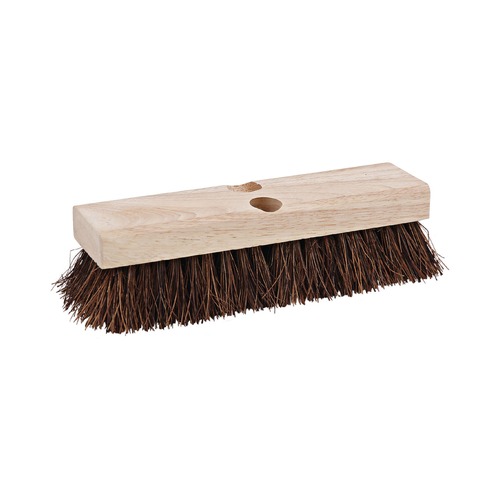 Customer Appreciation Sale - Save up to $60 off | Boardwalk BWK3110 10 in. Brush 2 in. Brown Palmyra Bristles Deck Brush Head image number 0