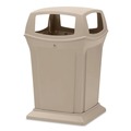 Trash Cans | Rubbermaid Commercial FG917388BEIG Ranger 45-Gallon Fire-Safe Structural Foam Open-Style Container - Beige image number 0
