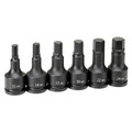 Sockets | Grey Pneumatic 8196MH 6-Piece 3/4 in. Drive Metric Hex Driver Impact Socket Set image number 1