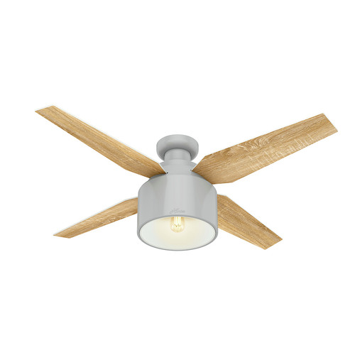 Hunter 50264 52 In Cranbrook Dove Grey Low Profile Ceiling Fan