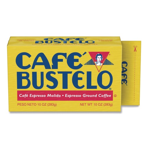 Coffee | Cafe Bustelo 7447101720 10 oz. Brick Pack Coffee - Espresso image number 0