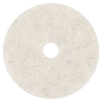 3M 20 in. Diameter Ultra High-Speed Natural Blend Floor Burnishing Pads 3300 - White (5/Carton)