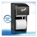 Paper Towels and Napkins | Scott 04460 2-Ply Septic Safe Essential Standard Roll Bathroom Tissue for Business - White (550/Roll) image number 4