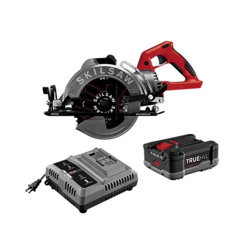 Circular Saws | SKILSAW SPTH77M-11 TRUEHVL Lithium-Ion 7-1/4 in. Cordless Worm Drive Saw Kit with (1) 5 Ah Battery image number 0