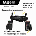 Tool Belts | Klein Tools 55427 Tradesman Pro Electrician's Tool Belt - Medium image number 4