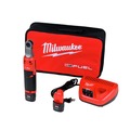 Cordless Ratchets | Milwaukee 2566-22 M12 FUEL Brushless Lithium-Ion 1/4 in. Cordless High Speed Ratchet Kit with 2 Batteries (2 Ah) image number 0