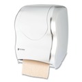 Paper Towel Holders | San Jamar T1370SS Tear-N-Dry 16.75 in. x 10 in. x 12.5 in. Touchless Roll Towel Dispenser - Silver image number 2