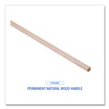 Mops | Boardwalk BWK120C Handle/Deck Mops with No. 20 Head and 54 in. Handle - White Cotton Head/Natural Wood Handle (6/Carton) image number 9