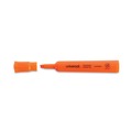 Mothers Day Sale! Save an Extra 10% off your order | Universal UNV08863 Fluorescent Ink Chisel Tip Desk Highlighters - Orange (1 Dozen) image number 2