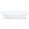 Office Jansan | Universal UNV43313EE 3.7 in. Wide 1/3-Cut Hanging File Folder Plastic Index Tabs - Clear (25/Pack) image number 1