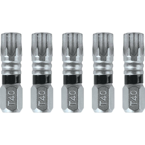 Bits and Bit Sets | Makita E-10609 Impact XPS T40 Torx 1 in. Insert Bit (5-Piece/Pack) image number 0