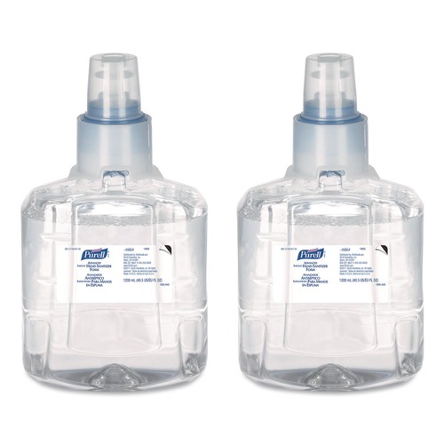 Hand Sanitizers | PURELL 1905-02 1200 ml Advanced Hand Sanitizer Refill for LTX-12 Dispenser (2/Carton) image number 0