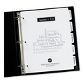 Office Jansan | Avery 11517 Print-On 11 in. x 8.5 in. 5-Tab 3-Hole Customizable Punched Dividers - White (125/Pack) image number 1