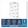 Office Jansan | Hammermill 10501-5 Copy Plus 8.5 in. x 14 in. 92 Bright 20 lbs. Bond Weight Print Paper - White (1-Ream) image number 1