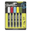 Markers | Sharpie 2103011 Medium Bullet Tip Wet-Erase Chalk Marker - Assorted Colors (5/Pack) image number 0