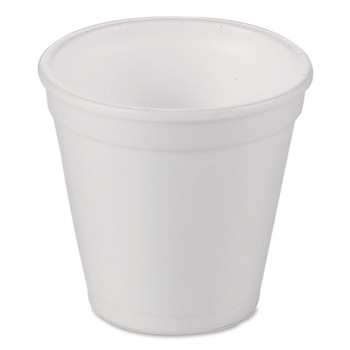 WinCup 4 oz Foam Drink Cups - White (1000/Carton)