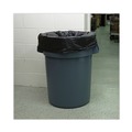 Trash Bags | Boardwalk V7658HKKR01 14 Microns 38 in. x 58 in. 60 Gallon High-Density Can Liners - Black (200/Carton) image number 6