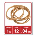  | Universal UNV00112 0.04 in. Gauge Size 12 Rubber Bands - Beige (2500/Pack) image number 2