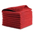 Percentage Off | Rubbermaid Commercial 1820581 16 in. x 16 in. Microfiber Cleaning Cloths - Pink (24/Pack) image number 2