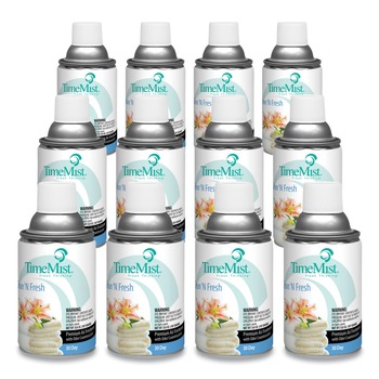 PRODUCTS | TimeMist 1042771 6.6 oz. Aerosol Clean N Fresh Premium Metered Air Freshener Refills (12/Carton)