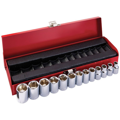 Socket Sets | Klein Tools 65506 13-Piece 3/8 in. Drive Socket Metric Wrench Set image number 0