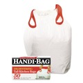 Storage Accessories | Handi-Bag 1516848 24 in. x 27.38 in. 13-Gallon Drawstring Kitchen Bags - White (50/Box) image number 0