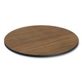  | Alera ALETTRD36EW 35.5 in. Diameter Round Reversible Laminate Table Top - Espresso/Walnut image number 1