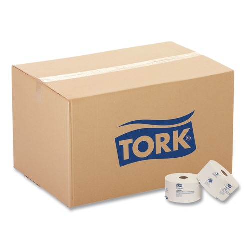 Toilet Paper | Tork 160090 Universal 2-Ply Septic Safe High Capacity Bath Tissue w/OptiCore - White (12/Carton) image number 0