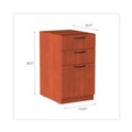  | Alera ALEVA532822MC Valencia Series 15.63 in. x 20.5 in. x 28.5 in. Box/File Full Pedestal - Mahogany image number 3