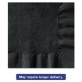  | Hoffmaster 020212 10 in. x 10 in. 1-Ply Beverage Napkins - Black (1000-Piece/Carton) image number 1