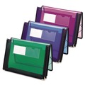 Office Jansan | Smead 71953 1 Section 2.25 in. Expansion Poly Wallet - Letter Size, Translucent Blue image number 3