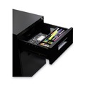 | Alera ALEPABFBL 14.96 in. x 19.29 in. x 21.65 in. 2-Drawers Box/Legal/Letter Left/Right File Pedestal - Black image number 3