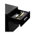 Office Filing Cabinets & Shelves | Alera ALEPABFBL 14.96 in. x 19.29 in. x 21.65 in. 2-Drawers: Box/File Legal/Letter Left or Right File Pedestal - Black image number 3