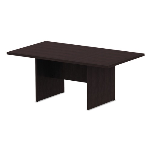  | Alera ALEVA717242ES 70.88 in. x 41.38 in. x 29.5 in. Valencia Series Rectangular Conference Table - Espresso image number 0