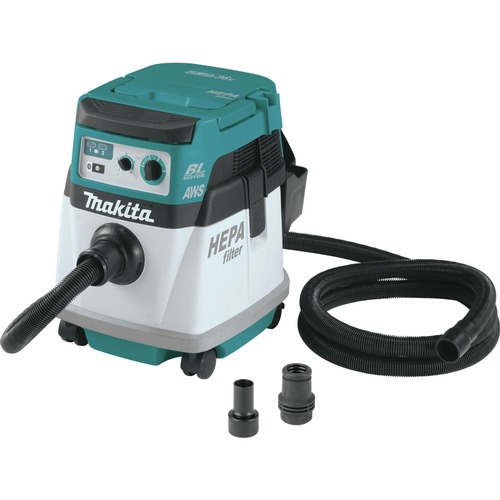 Dust Collectors | Factory Reconditioned Makita XCV16ZX-R 36V (18V X2) LXT Brushless Lithium-Ion 4 Gallon Cordless HEPA Filter AWS Dry Dust Extractor (Tool Only) image number 0