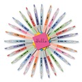 Pens | uni-ball 1739929 Signo 207 Medium 0.7 millimeter Retractable Gel Pen - Assorted Ink/Barrel Colors (1-Set) image number 2