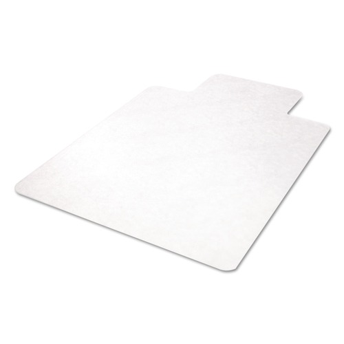 Office Chair Mats | Deflecto CM21112 EconoMat 36 in. x 48 in. Lipped Flat Packed All Day Use Chair Mat for Hard Floors - Clear image number 0