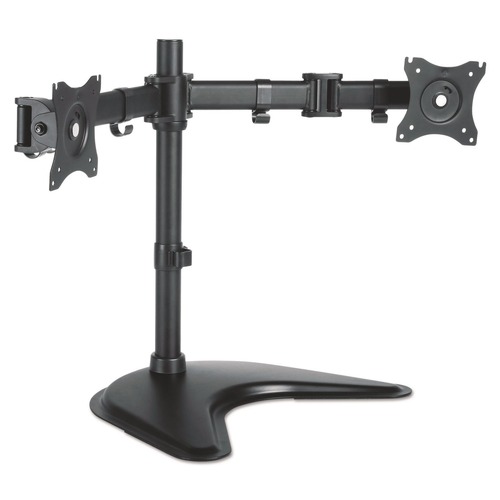 Monitor Stands | Kantek MA225 32 in. x 13 in. x 17.5 in. Supports 18 lbs. Dual Monitor Articulating Desktop Stand for 13 in. to 27 in. Monitors - Black image number 0
