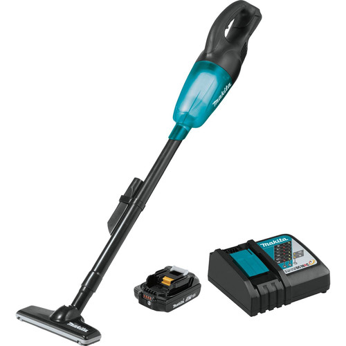 Vacuums | Makita XLC02R1B 18V LXT Lithium-Ion Compact Cordless Vacuum Kit (2 Ah) image number 0