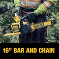 Chainsaws | Dewalt DCCS670X1 60V MAX FLEXVOLT Brushless Lithium-Ion 16 in. Cordless Chainsaw Kit (3 Ah) image number 7