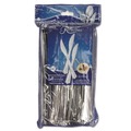 Cutlery | WNA WNA REF320KN Reflections Heavyweight Plastic Utensils Knife - Silver (320/Carton) image number 1