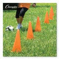 Outdoor Games | Champion Sports C18OR 18 in. Hi-Visibility Vinyl Cones - Orange image number 6