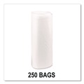 Trash Bags | Pitt Plastics PCRH333913N Eco Strong Plus 33 in. x 39 in. 13 mic 33 Gallon Can Liners - Natural (250/Carton) image number 4